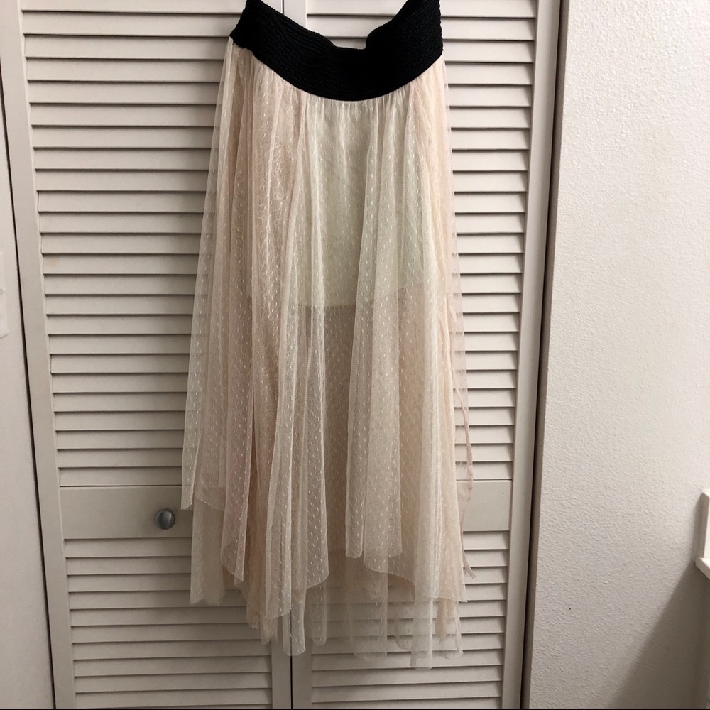 Free people lace skirt